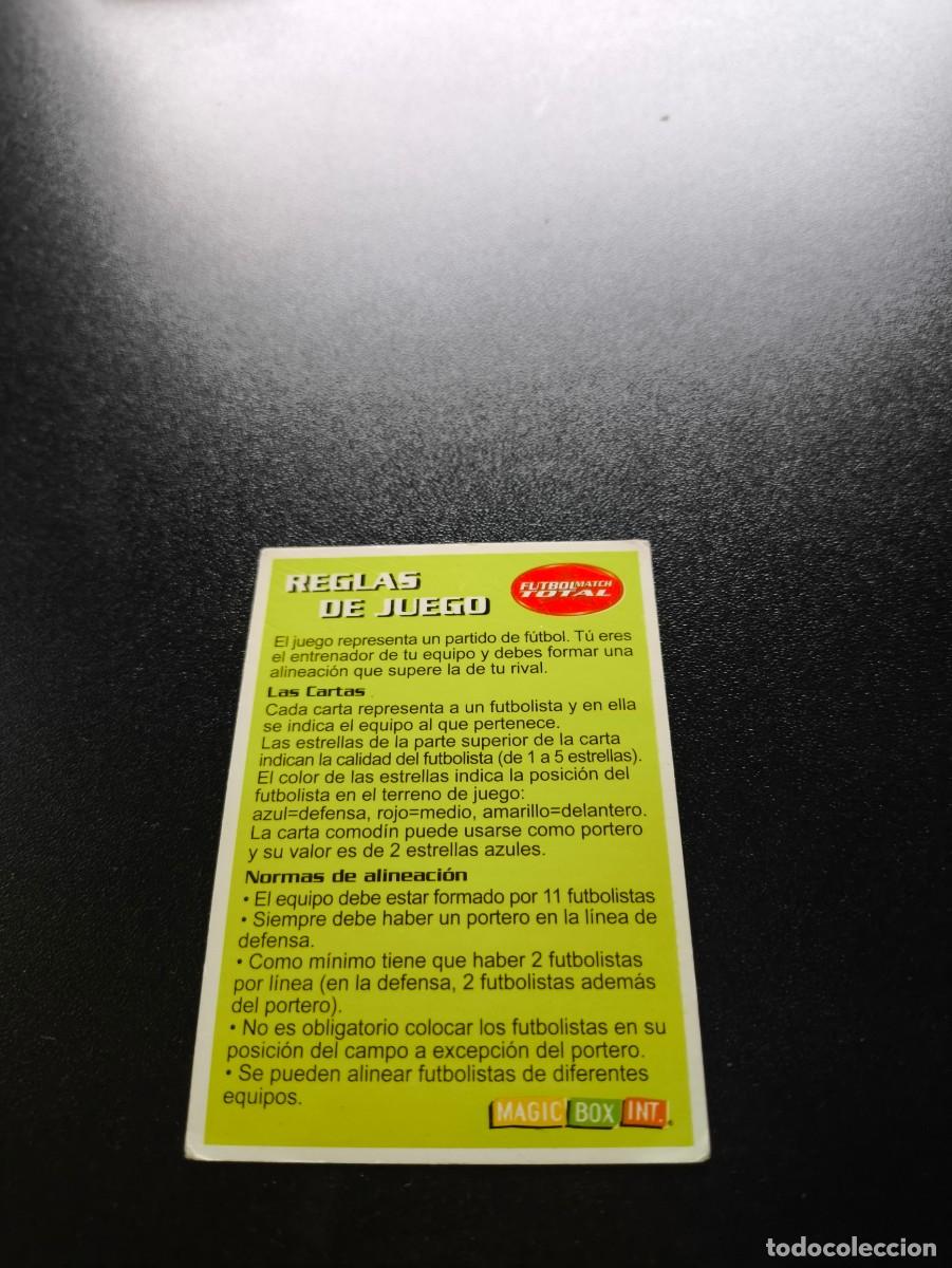 Cromos de f&uacute;tbol: REGLAS DE JUEGO BORDE BLANCO FUTBOL MATCH TOTAL LIGA 2002 2003 02 03 N PANINI ESTE ADRENALYN