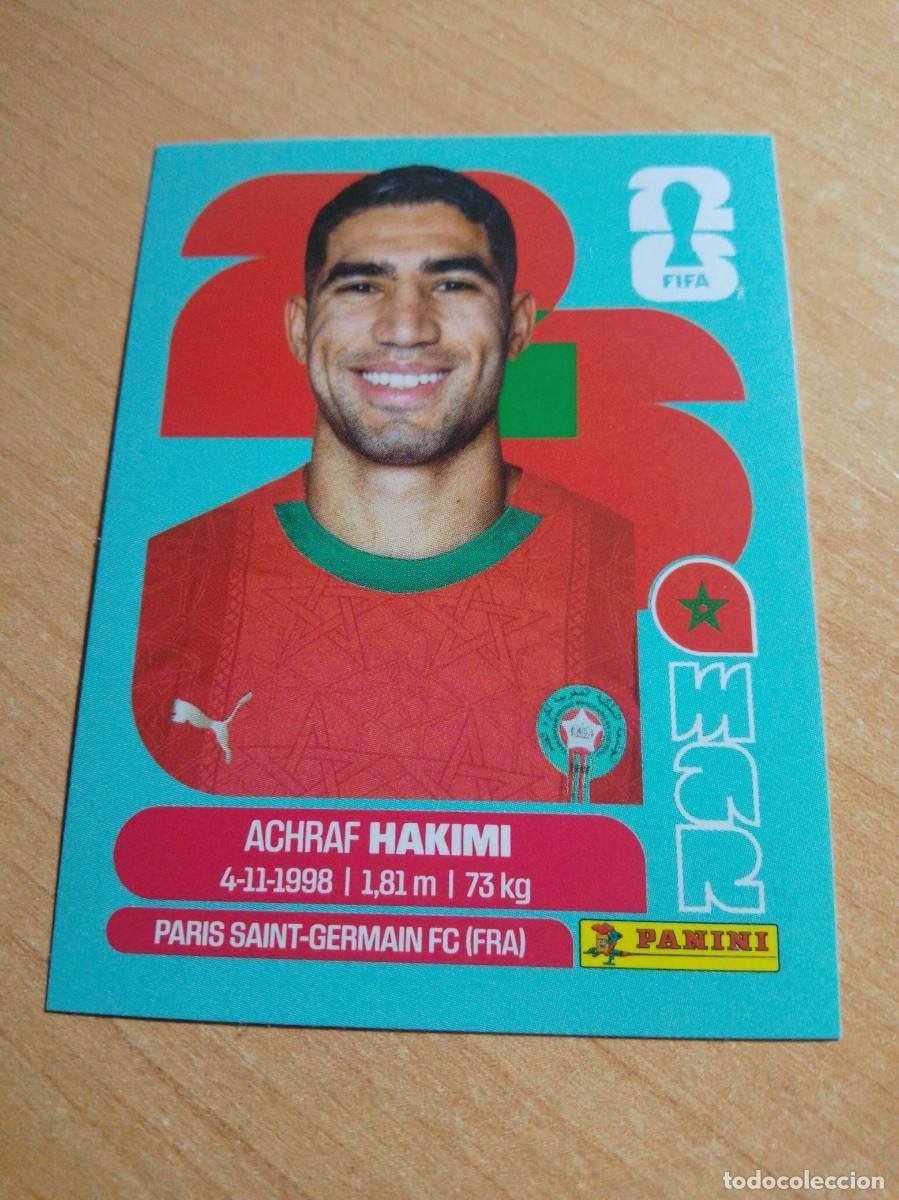 Cromos de f&uacute;tbol: MAR 4 ACHRAF HAKIMI MARRUECOS MUNDIAL FIFA WORLD CUP 2026 26 PANINI STICKERS NUEVO