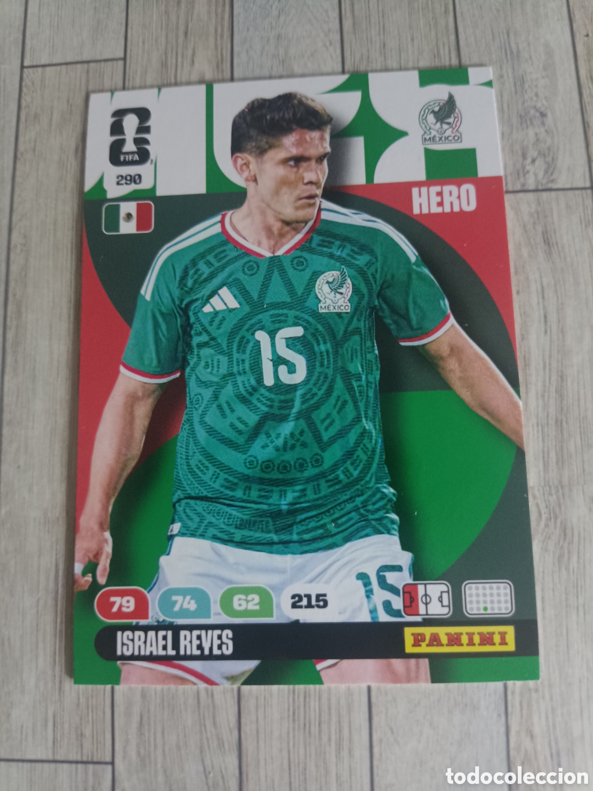 Cromos de f&uacute;tbol: 290 ISRAEL REYES MEJICO HERO ADRENALYN XL MUNDIAL FIFA WORLD CUP 2026 PANINI