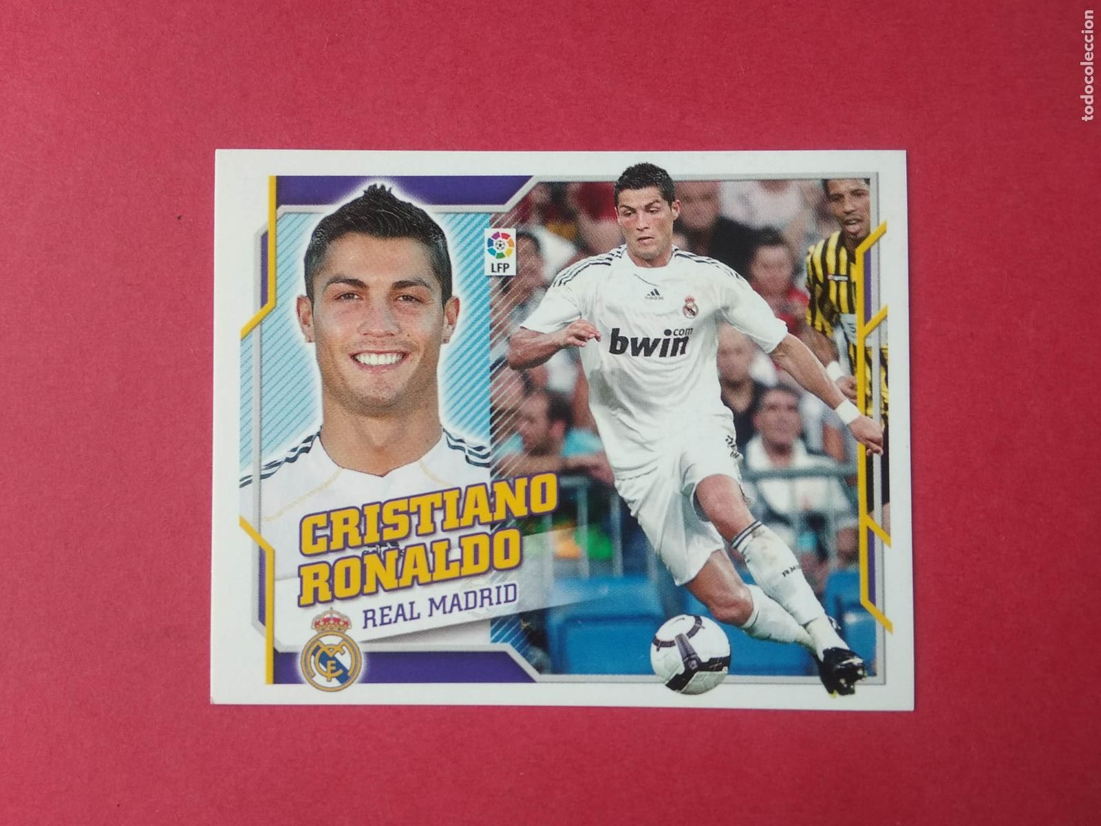 Cromos de f&uacute;tbol: EDICIONES ESTE LIGA 10 11 2010 2011 CROMO NUNCA PEGADO CRISTIANO RONALDO REAL MADRID N&ordm; 14