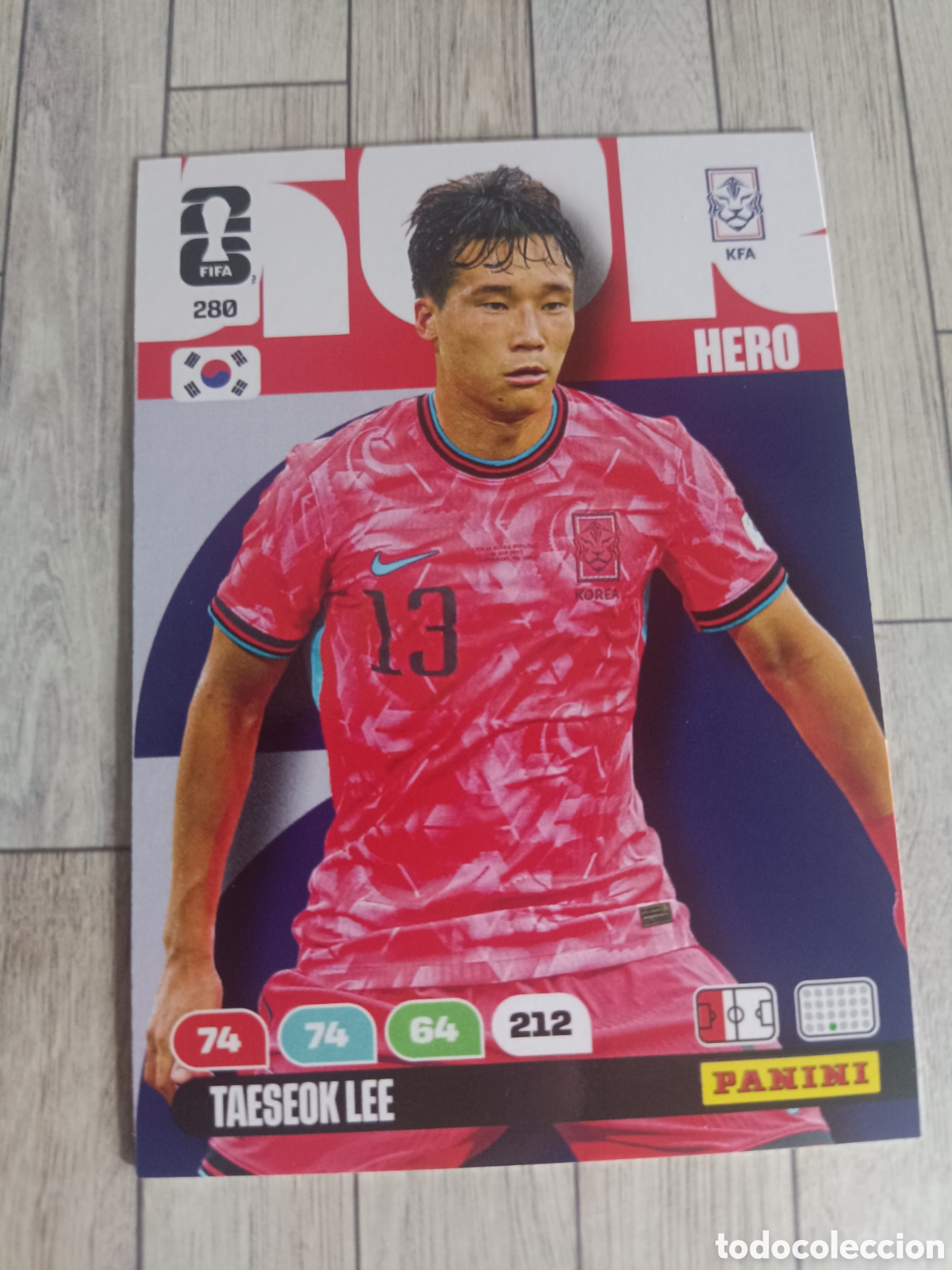 Cromos de f&uacute;tbol: 280 TAESEOK LEE COREA HERO ADRENALYN XL MUNDIAL FIFA WORLD CUP 2026 PANINI