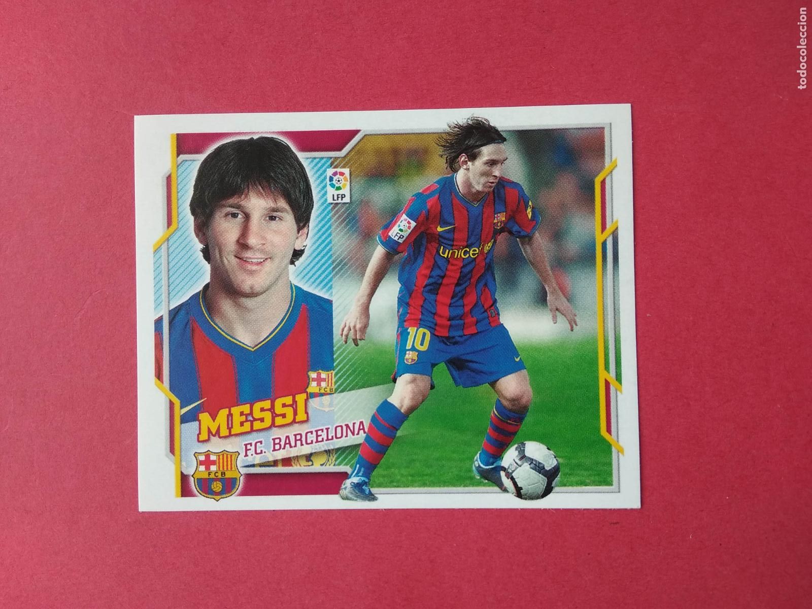 Cromos de f&uacute;tbol: EDICIONES ESTE LIGA 10 11 2010 2011 CROMO NUNCA PEGADO MESSI FC BARCELONA N&ordm; 16