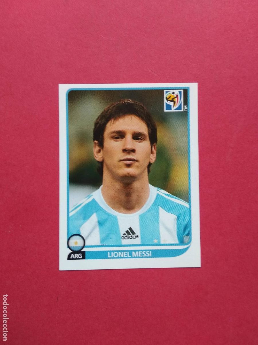 Football Stickers: PANINI MUNDIAL SUDAFRICA 10 SOUTH AFRICA 2010 CROMO NUNCA PEGADO N&ordm; 122 LEO MESSI ARGENTINA