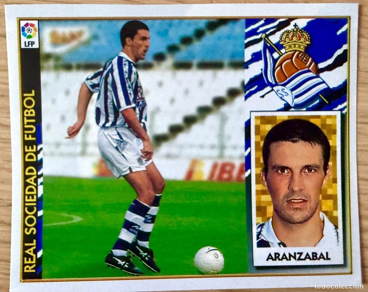 Cromos de f&uacute;tbol: ARANZABAL REAL SOCIEDAD 97 98 1997 1998 LIGA EDICIONES ESTE RECORTADO STICKER