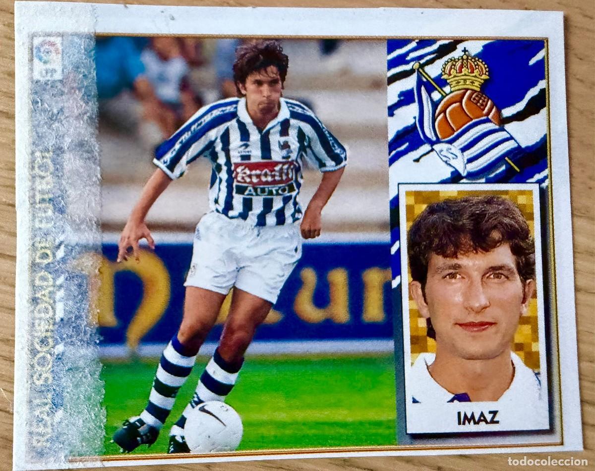 Cromos de f&uacute;tbol: IMAZ REAL SOCIEDAD 97 98 1997 1998 LIGA EDICIONES ESTE RECORTADO STICKER