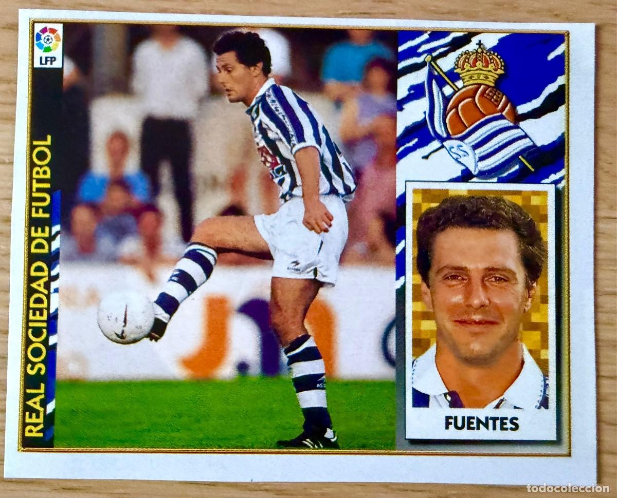 Cromos de f&uacute;tbol: FUENTES REAL SOCIEDAD 97 98 1997 1998 LIGA EDICIONES ESTE RECORTADO STICKER