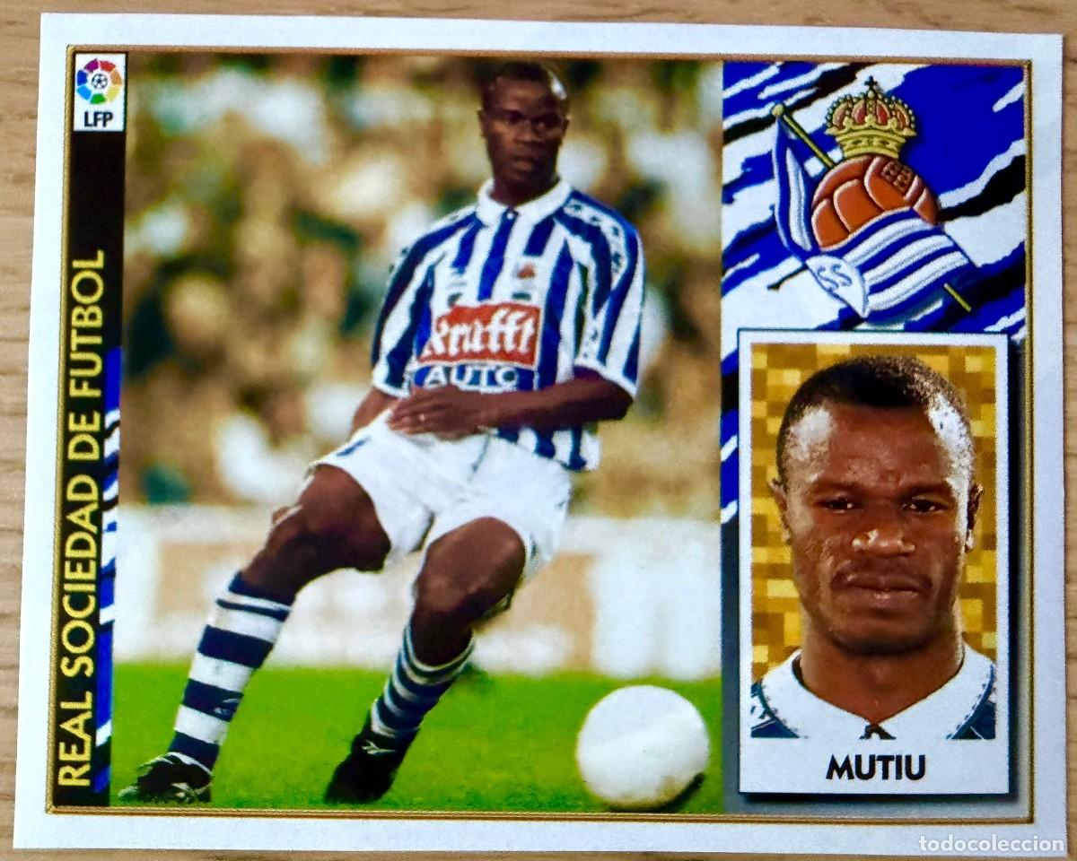 Cromos de f&uacute;tbol: MUTIU REAL SOCIEDAD 97 98 1997 1998 LIGA EDICIONES ESTE RECORTADO STICKER
