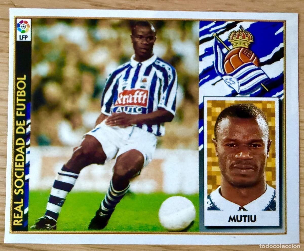 Cromos de f&uacute;tbol: MUTIU REAL SOCIEDAD 97 98 1997 1998 LIGA EDICIONES ESTE RECORTADO STICKER