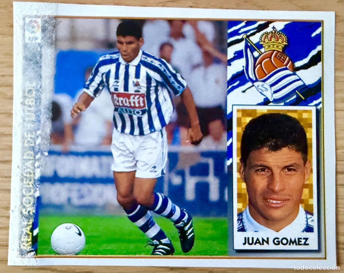 Cromos de f&uacute;tbol: JUAN GOMEZ REAL SOCIEDAD 97 98 1997 1998 LIGA EDICIONES ESTE RECORTADO STICKER
