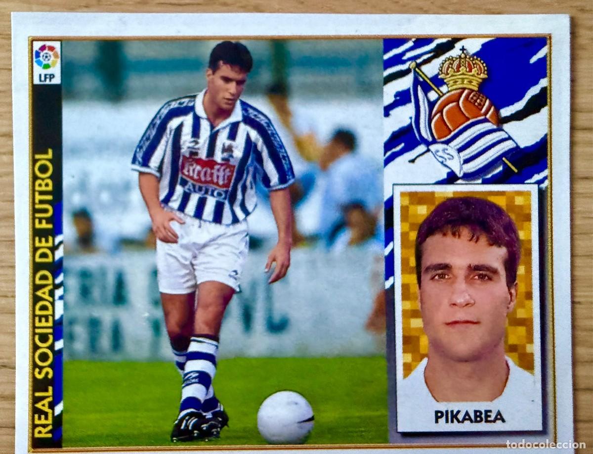 Cromos de f&uacute;tbol: PIKABEA REAL SOCIEDAD 97 98 1997 1998 LIGA EDICIONES ESTE RECORTADO STICKER