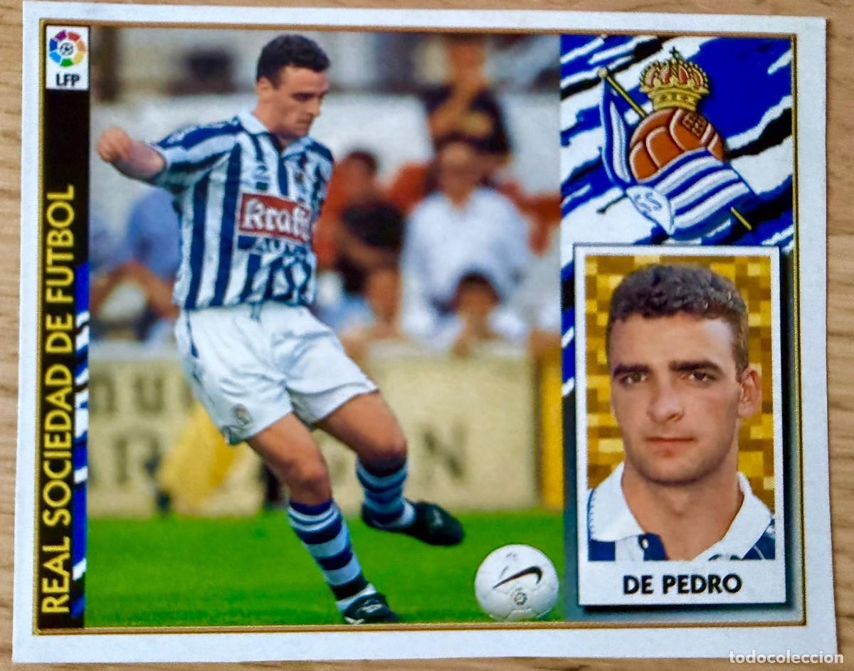 Cromos de f&uacute;tbol: DE PEDRO REAL SOCIEDAD 97 98 1997 1998 LIGA EDICIONES ESTE RECORTADO STICKER