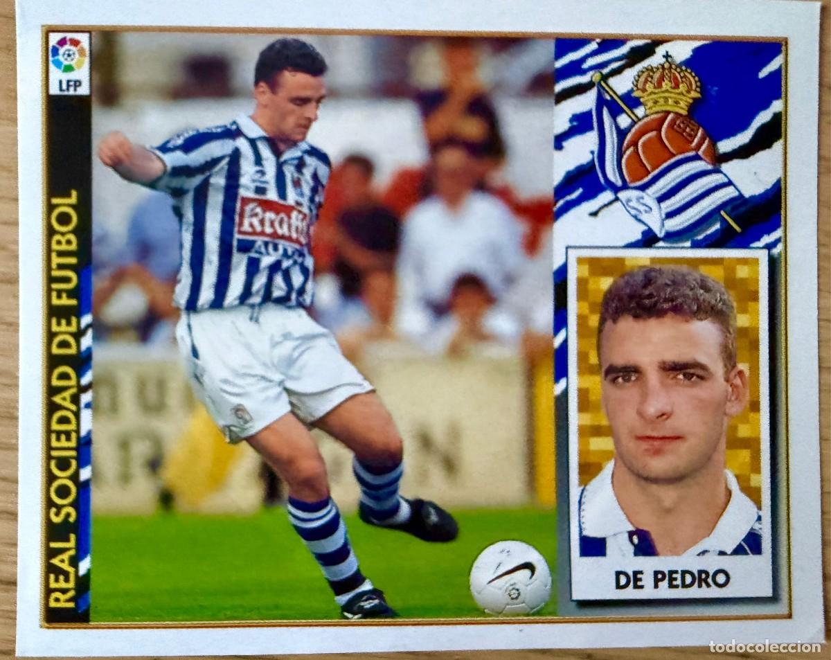 Cromos de f&uacute;tbol: DE PEDRO REAL SOCIEDAD 97 98 1997 1998 LIGA EDICIONES ESTE RECORTADO STICKER