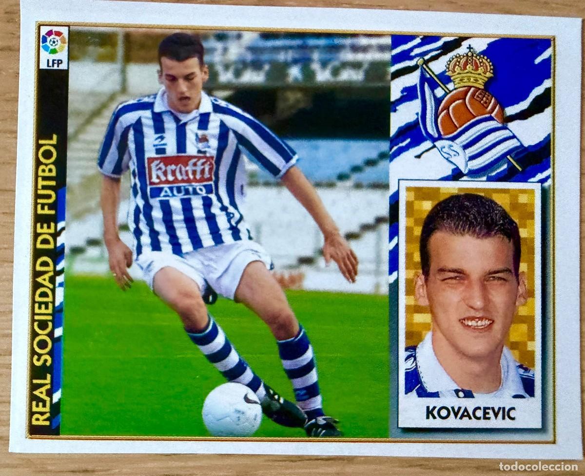 Cromos de f&uacute;tbol: KOVACEVIC REAL SOCIEDAD 97 98 1997 1998 LIGA EDICIONES ESTE RECORTADO STICKER