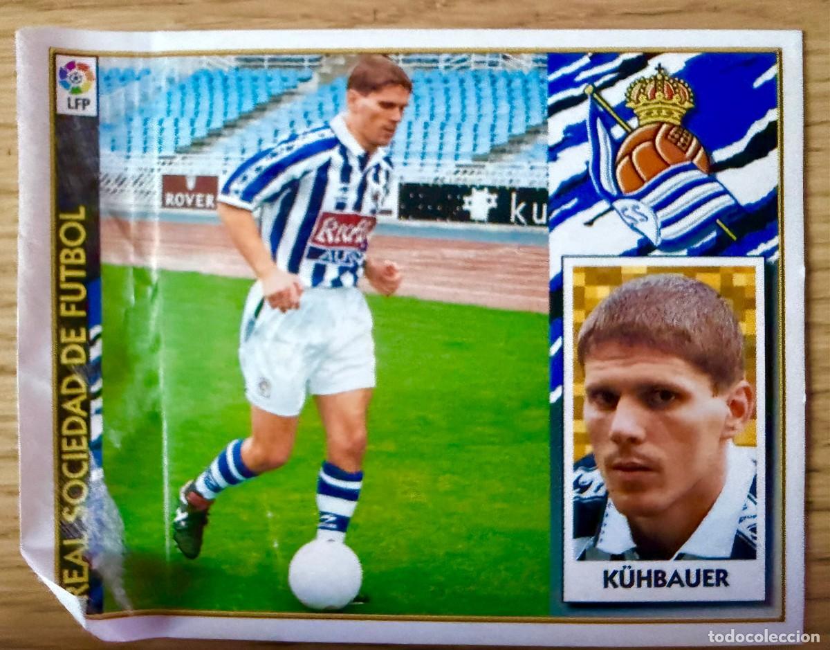 Cromos de f&uacute;tbol: KUHBAUER REAL SOCIEDAD 97 98 1997 1998 LIGA EDICIONES ESTE VENTANILLA STICKER