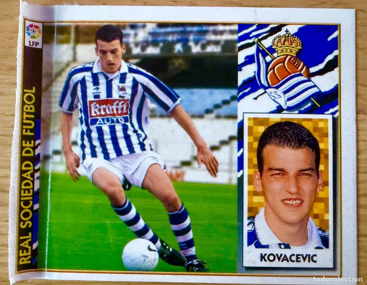 Cromos de f&uacute;tbol: KOVACEVIC REAL SOCIEDAD 97 98 1997 1998 LIGA EDICIONES ESTE VENTANILLA STICKER