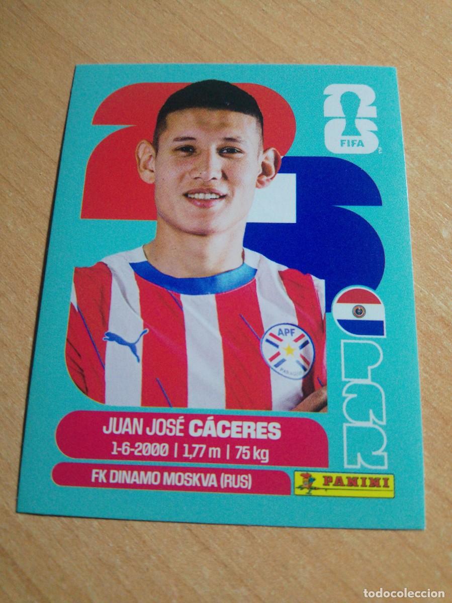 Cromos de f&uacute;tbol: PAR 6 CACERES PARAGUAY MUNDIAL FIFA WORLD CUP 2026 26 PANINI STICKERS NUEVO