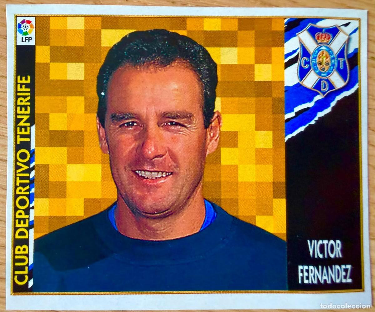 Cromos de f&uacute;tbol: ENTRENADOR VICTOR FERNANDEZ TENERIFE 97 98 1997 1998 LIGA EDICIONES ESTE RECORTADO STICKER