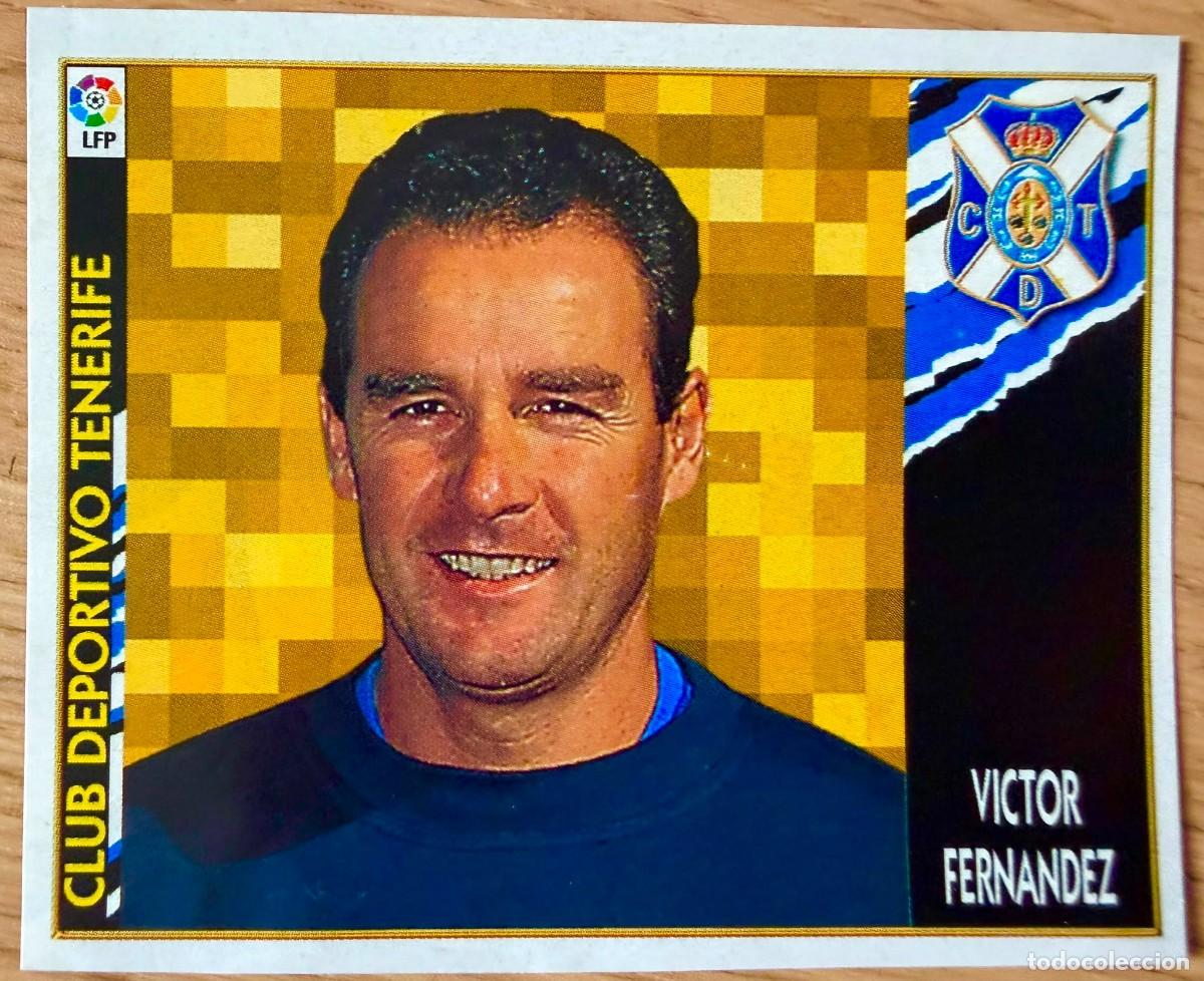 Cromos de f&uacute;tbol: ENTRENADOR VICTOR FERNANDEZ TENERIFE 97 98 1997 1998 LIGA EDICIONES ESTE RECORTADO STICKER
