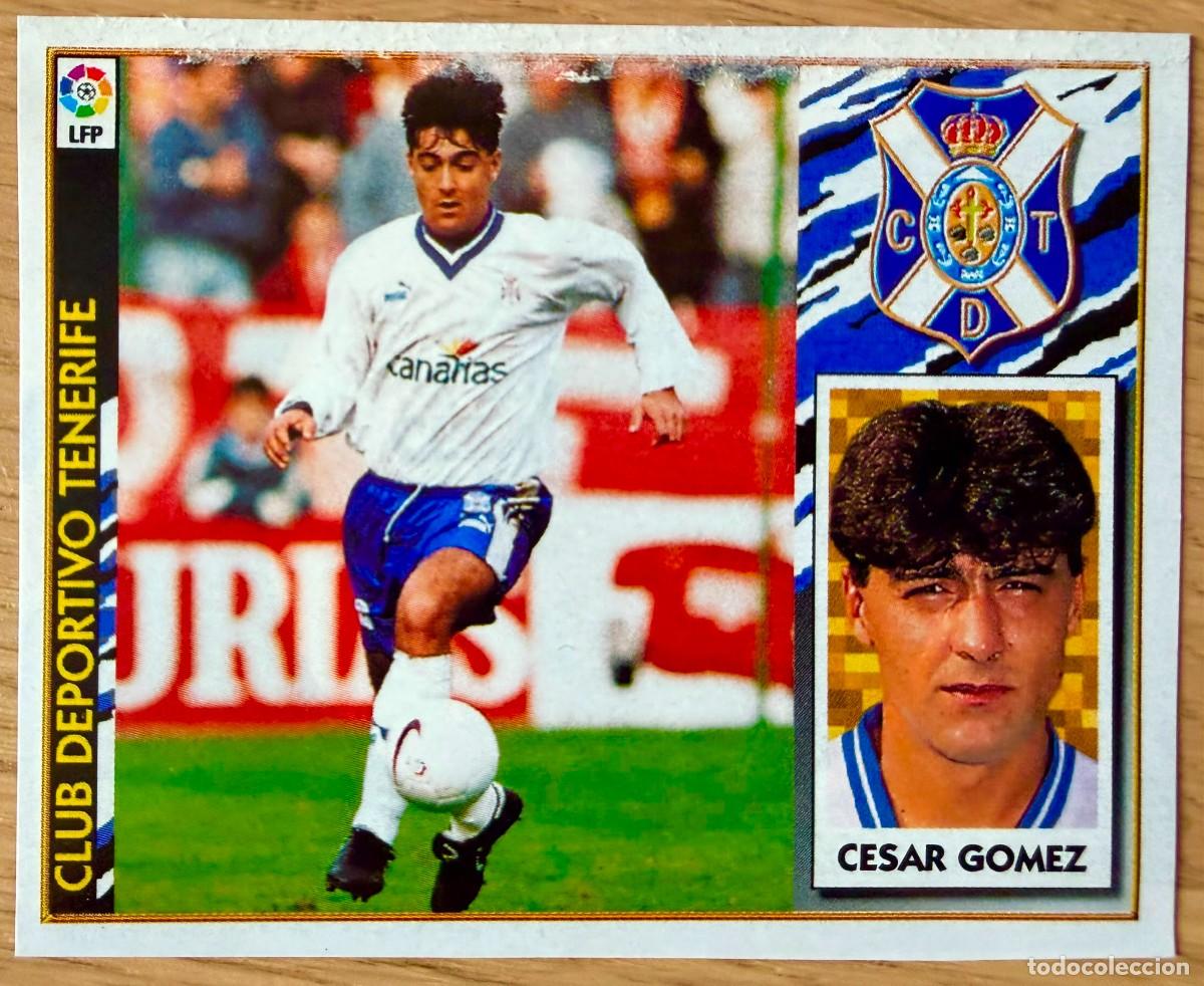 Cromos de f&uacute;tbol: CESAR GOMEZ BAJA TENERIFE 97 98 1997 1998 LIGA EDICIONES ESTE RECORTADO STICKER