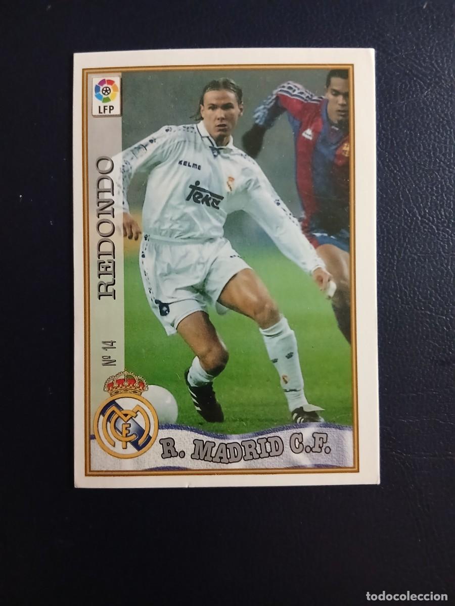 Cromos de f&uacute;tbol: 14 REDONDO R. MADRID LIGA 97-98 DE MUNDICROMO