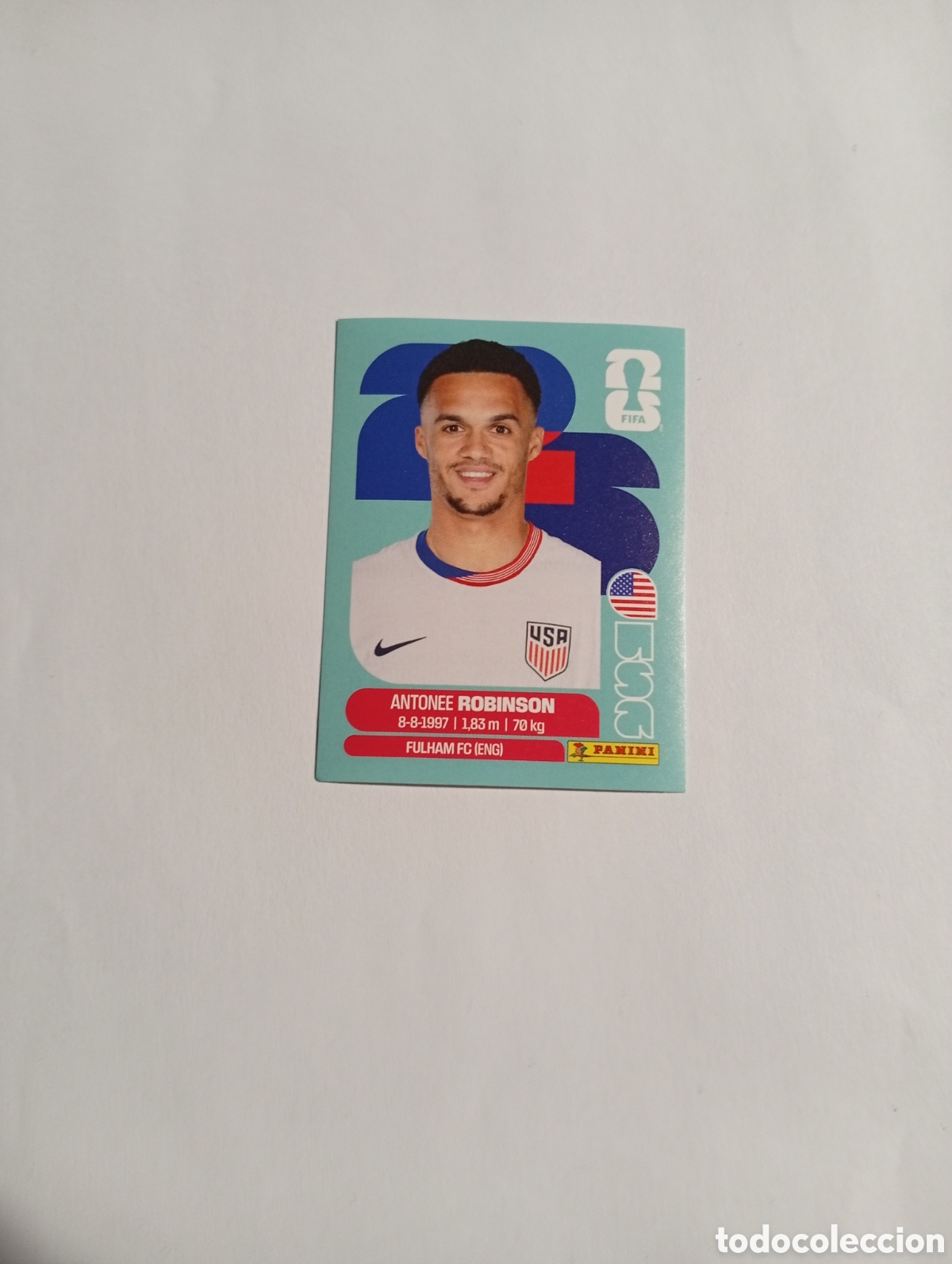 Cromos de f&uacute;tbol: USA 7 World Cup 26 Panini