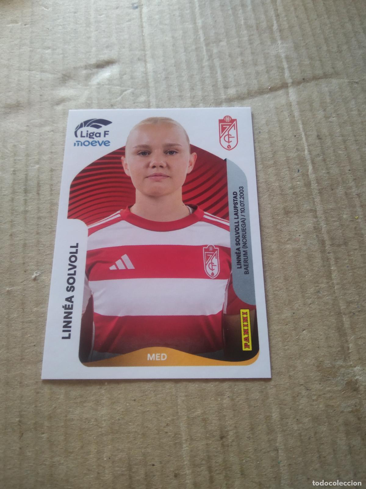Cromos de f&uacute;tbol: 215 LINNEA SOLVOLL GRANADA CROMO FUTBOL PANINI LIGA FEMENINA 2025-2026 LIGA F 25-26