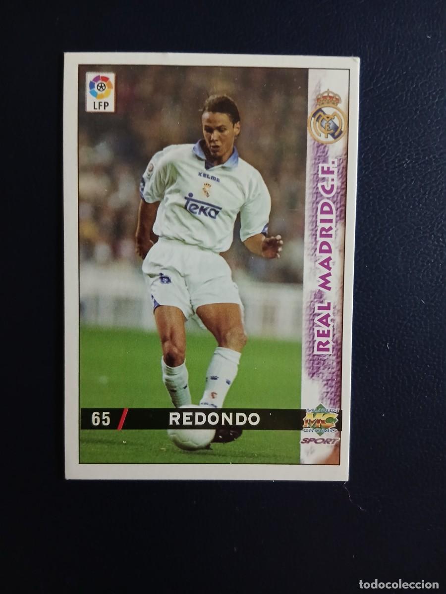 Cromos de f&uacute;tbol: 65 REDONDO REAL MADRID LIGA 1998-1999 MUNDICROMO 98-99