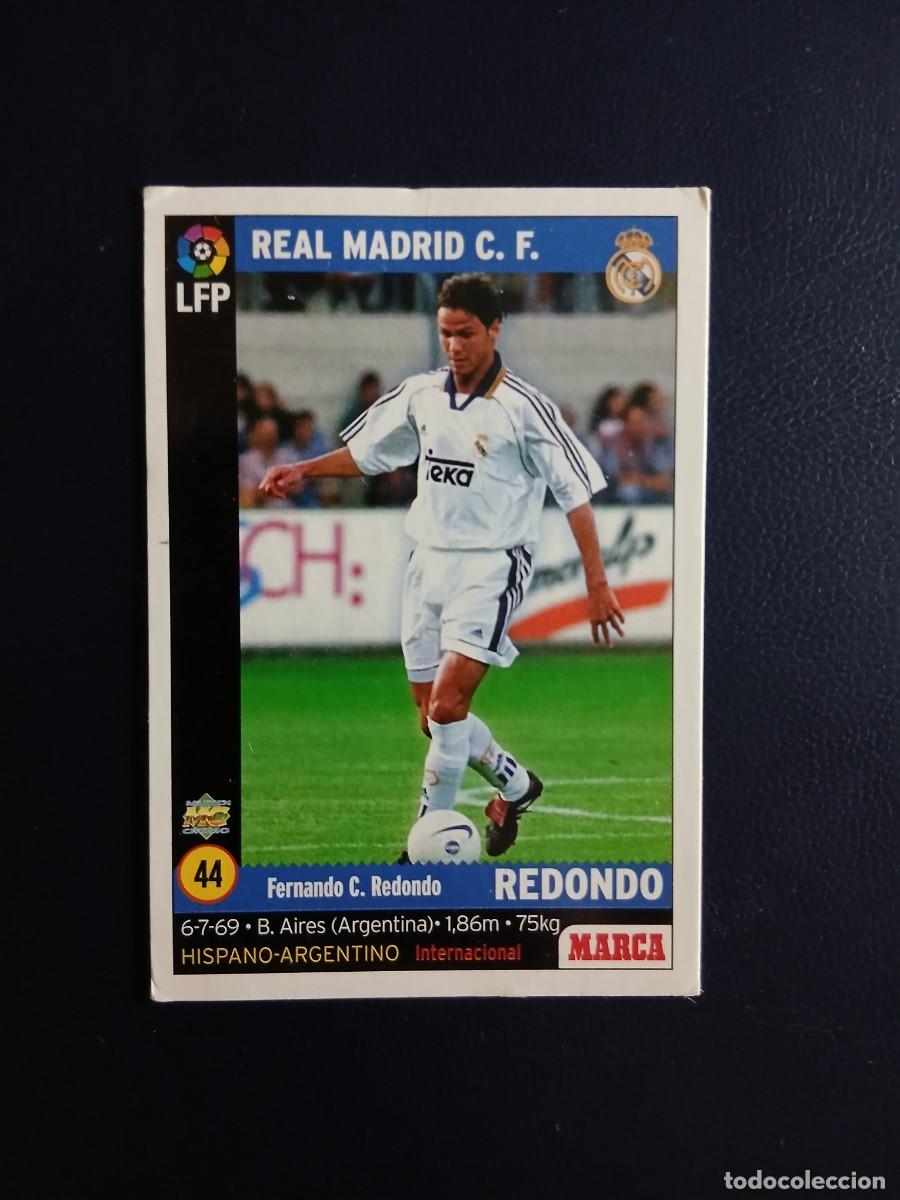 Cromos de f&uacute;tbol: Redondo N&deg;44 Real Madrid CF Marca 98 99 Mundicromo