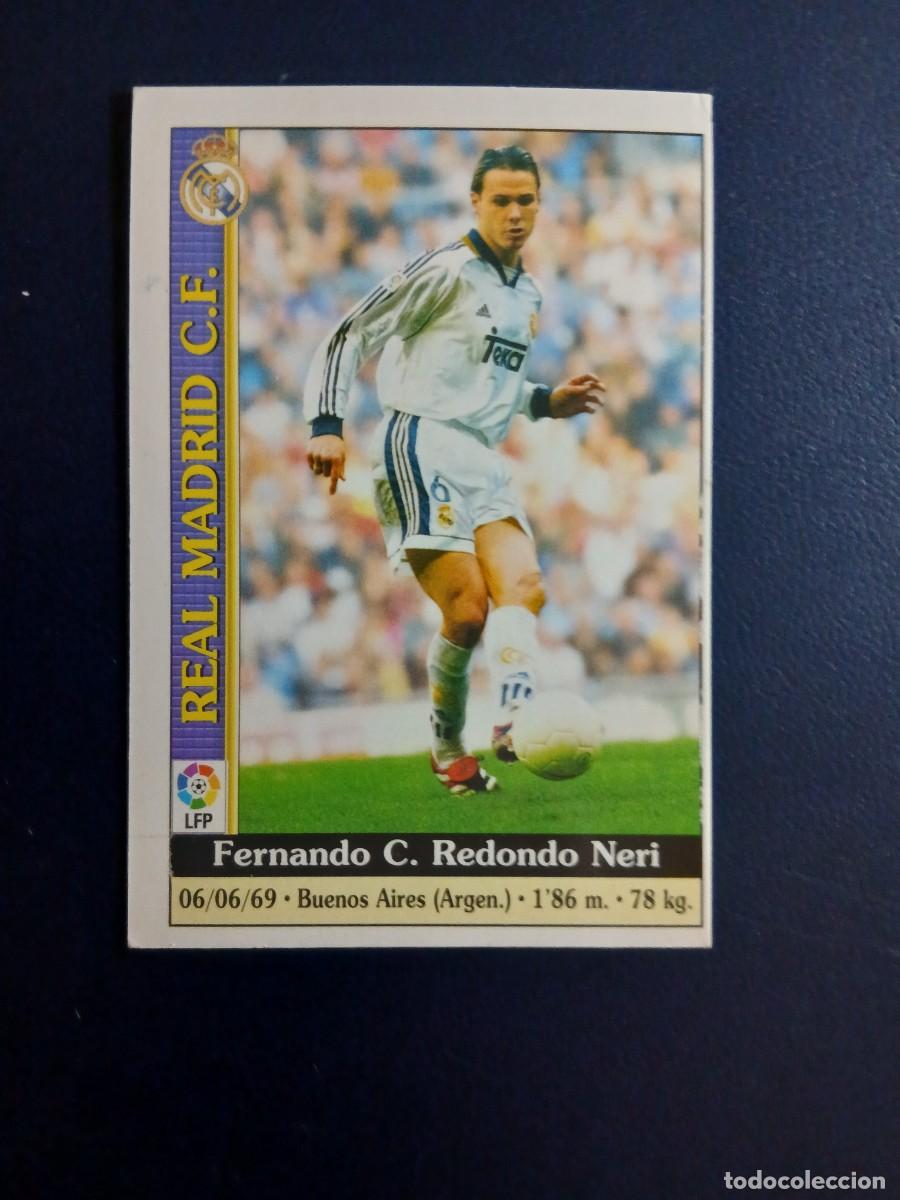 Cromos de f&uacute;tbol: 27 REDONDO REAL MADRID LIGA 1999-2000 MUNDICROMO 99-00