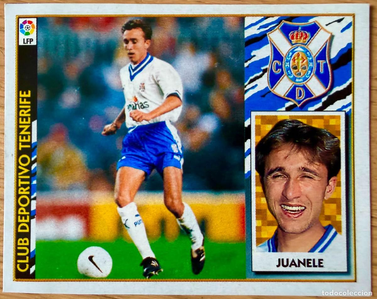 Cromos de f&uacute;tbol: JUANELE TENERIFE 97 98 1997 1998 LIGA EDICIONES ESTE RECORTADO STICKER