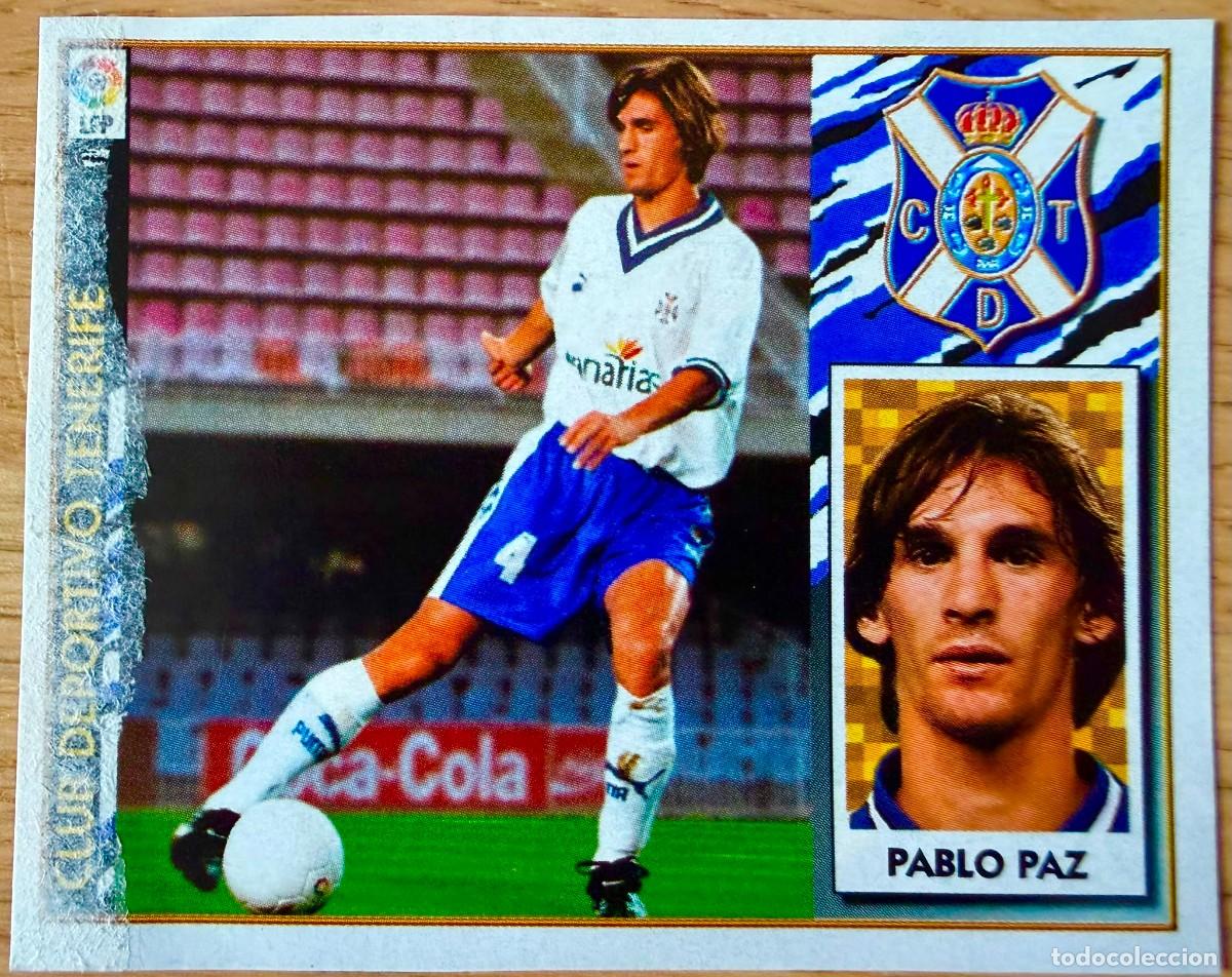 Cromos de f&uacute;tbol: PABLO PAZ TENERIFE 97 98 1997 1998 LIGA EDICIONES ESTE RECORTADO STICKER
