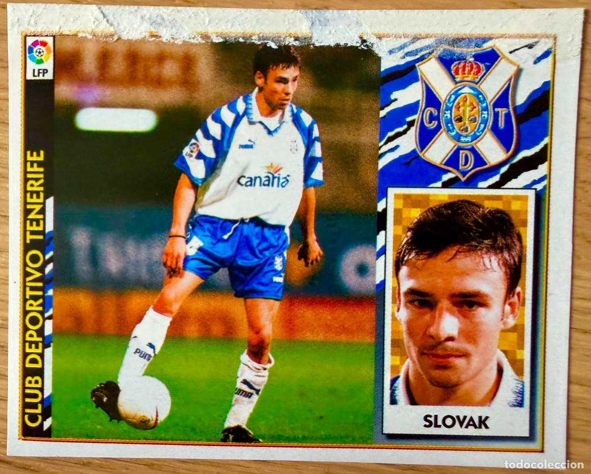 Cromos de f&uacute;tbol: SLOVAK COLOCA TENERIFE 97 98 1997 1998 LIGA EDICIONES ESTE RECORTADO STICKER