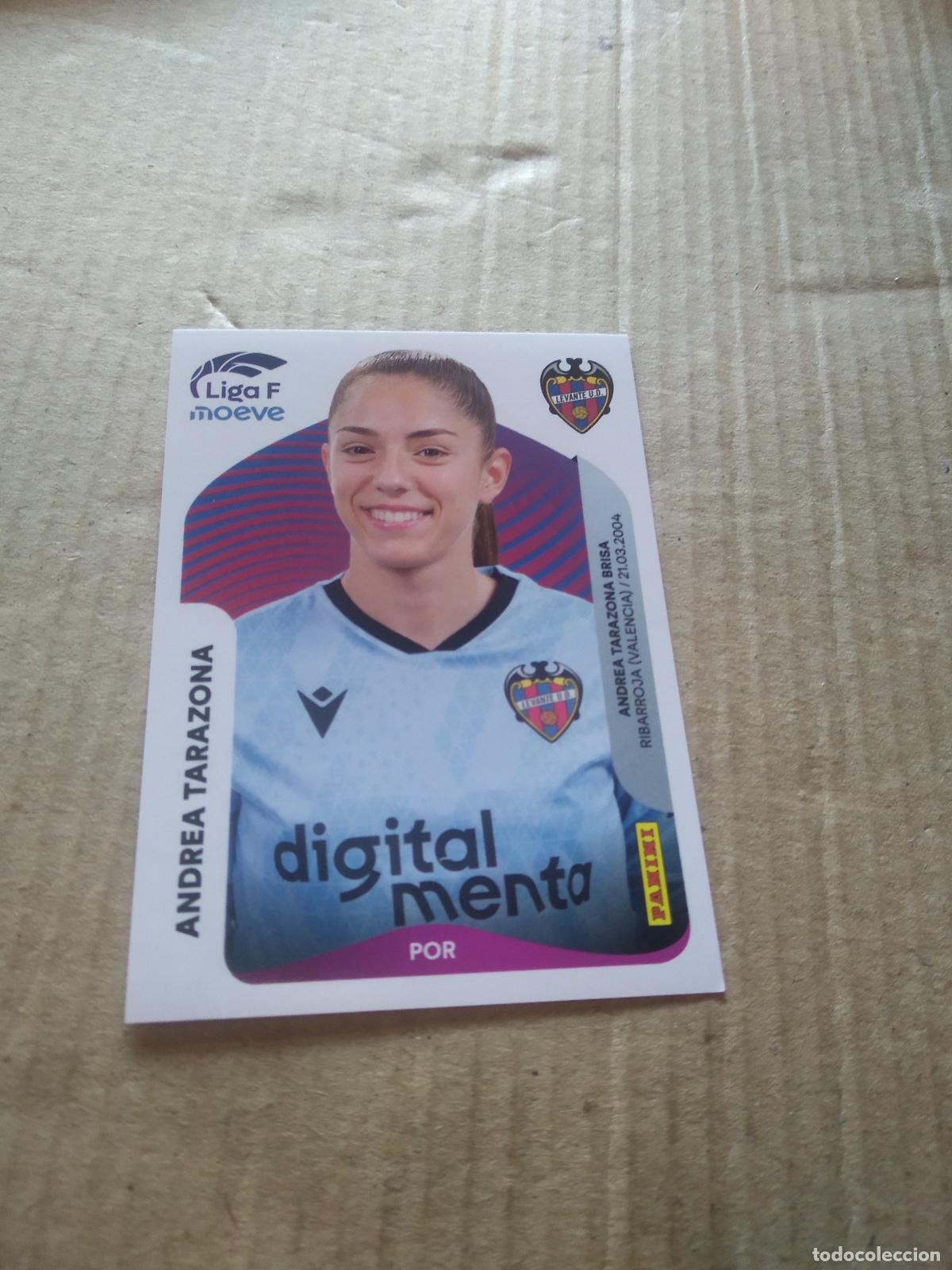 Cromos de f&uacute;tbol: 225 ANDREA TARAZONA LEVANTE CROMO FUTBOL PANINI LIGA FEMENINA 2025-2026 LIGA F 25-26