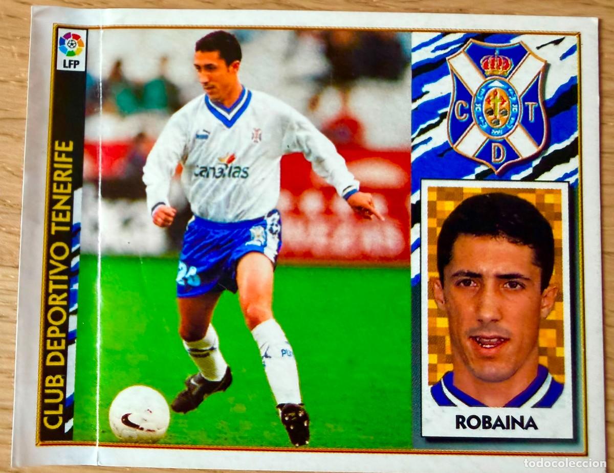 Cromos de f&uacute;tbol: ROBAINA TENERIFE 97 98 1997 1998 LIGA EDICIONES ESTE VENTANILLA STICKER
