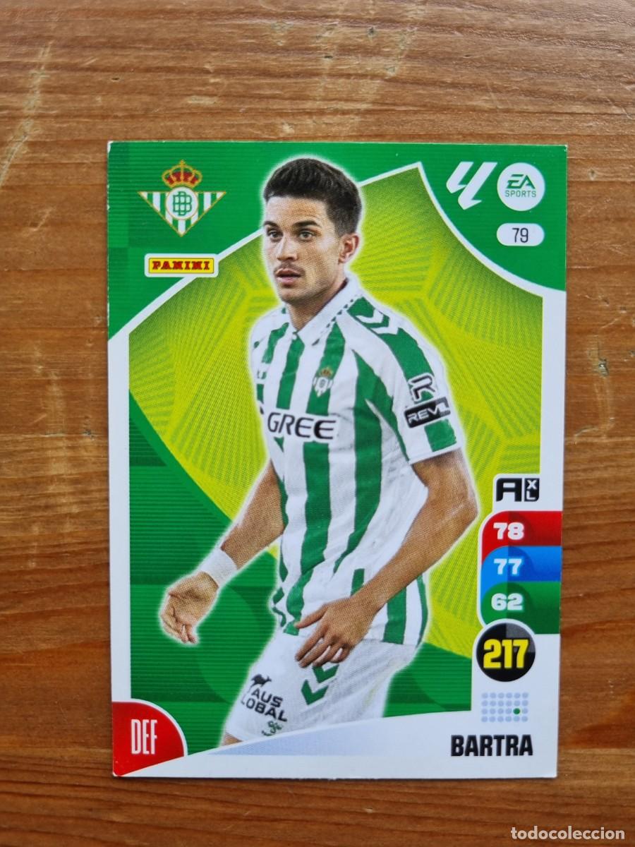 Cromos de f&uacute;tbol: 79 BARTRA (Real Betis). Liga 2024 2025 24 25 Adrenalyn XL (Panini)