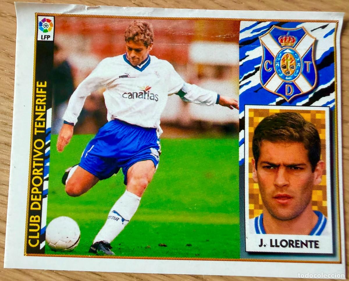 Cromos de f&uacute;tbol: JULIO LLORENTE TENERIFE 97 98 1997 1998 LIGA EDICIONES ESTE VENTANILLA STICKER