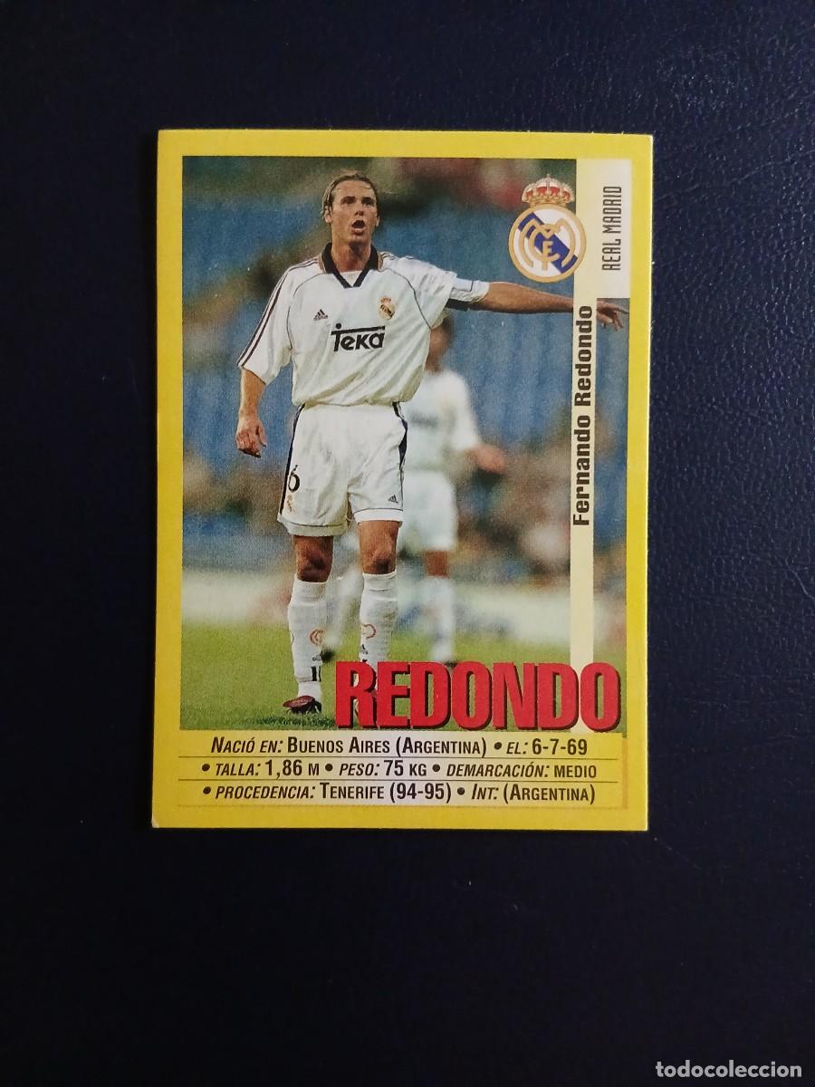 Cromos de f&uacute;tbol: REDONDO REAL MADRID PANINI LIGA 1999-2000 99 00 N&deg; 28 SIN PEGAR