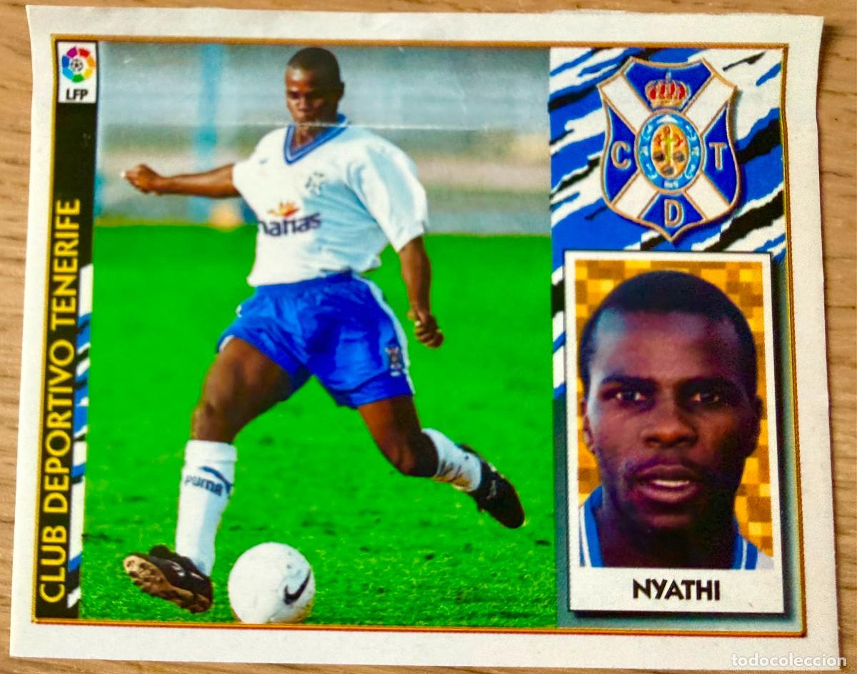 Cromos de f&uacute;tbol: NYATHI BAJA TENERIFE 97 98 1997 1998 LIGA EDICIONES ESTE VENTANILLA STICKER