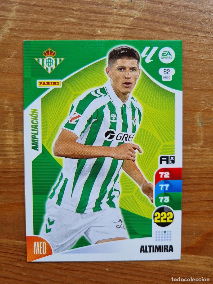 Cromos de f&uacute;tbol: 82 Bis ALTIMIRA (Real Betis) AMPLIACI&Oacute;N. Liga 2024 2025 24 25 Adrenalyn XL (Panini)
