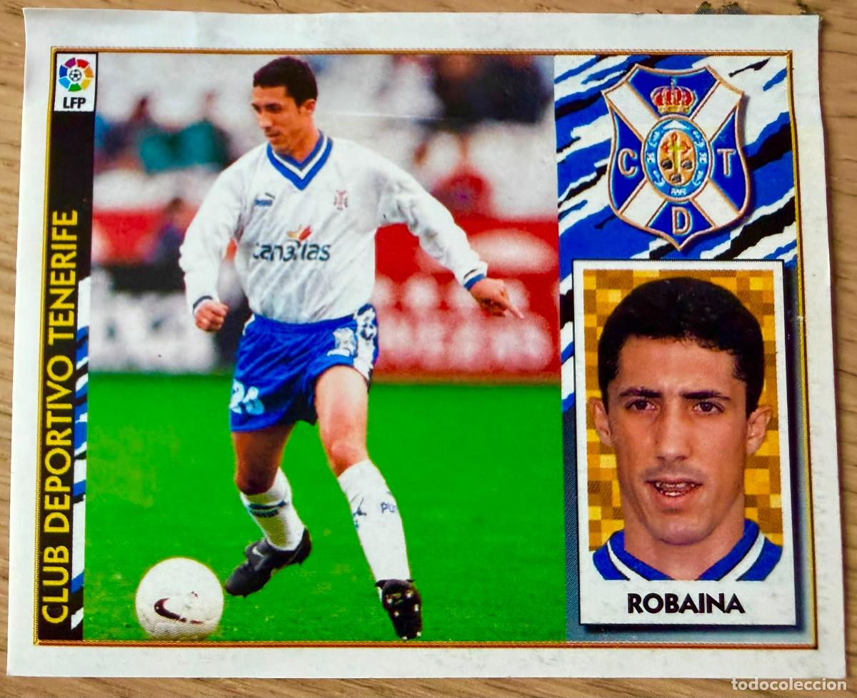 Cromos de f&uacute;tbol: ROBAINA TENERIFE 97 98 1997 1998 LIGA EDICIONES ESTE VENTANILLA STICKER