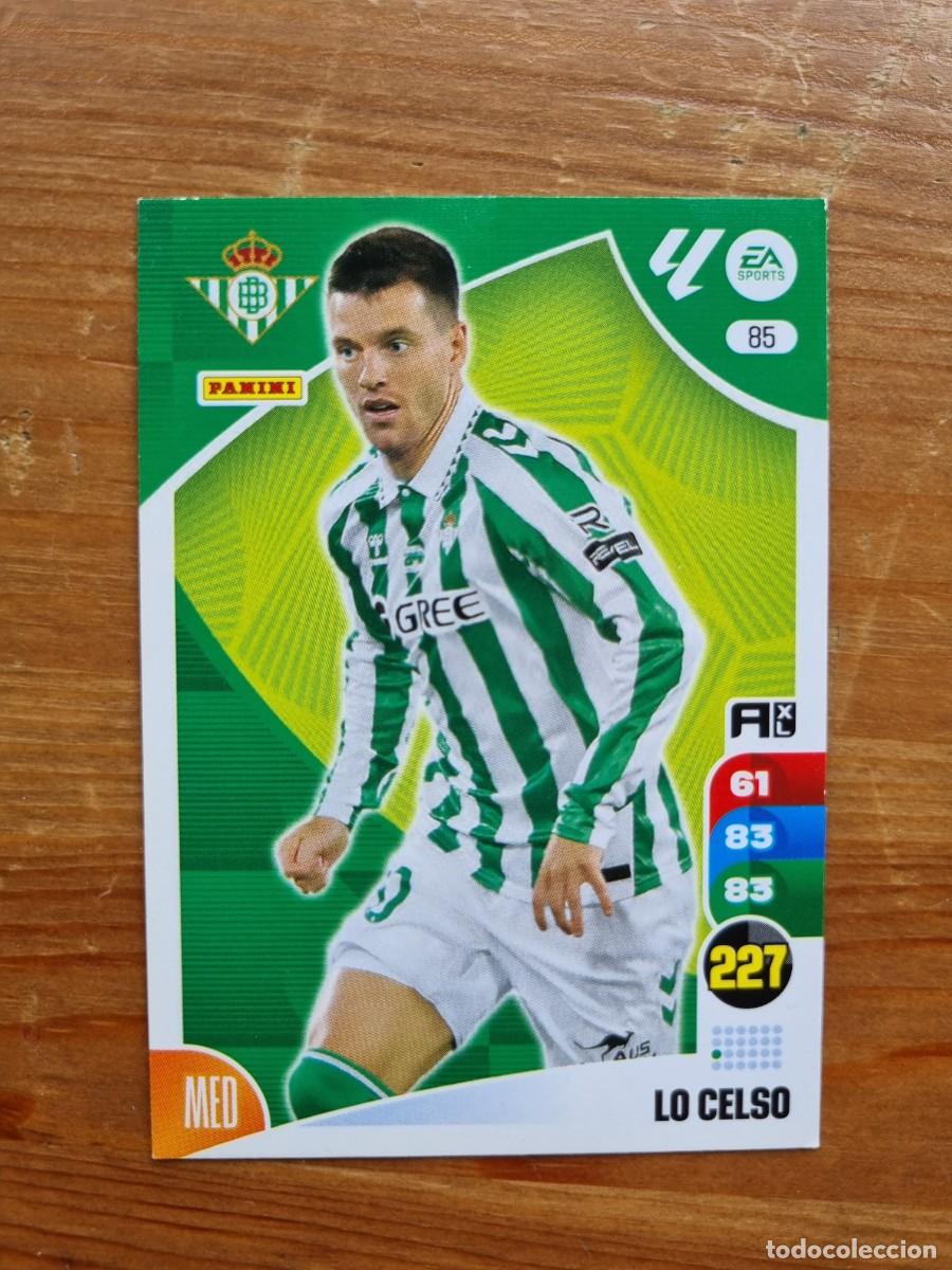 Cromos de f&uacute;tbol: 85 LO CELSO (Real Betis). Liga 2024 2025 24 25 Adrenalyn XL (Panini)