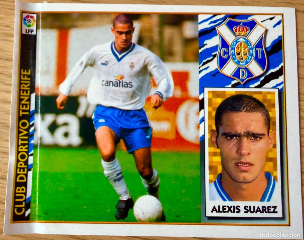 Cromos de f&uacute;tbol: ALEXIS SUAREZ TENERIFE 97 98 1997 1998 LIGA EDICIONES ESTE VENTANILLA STICKER