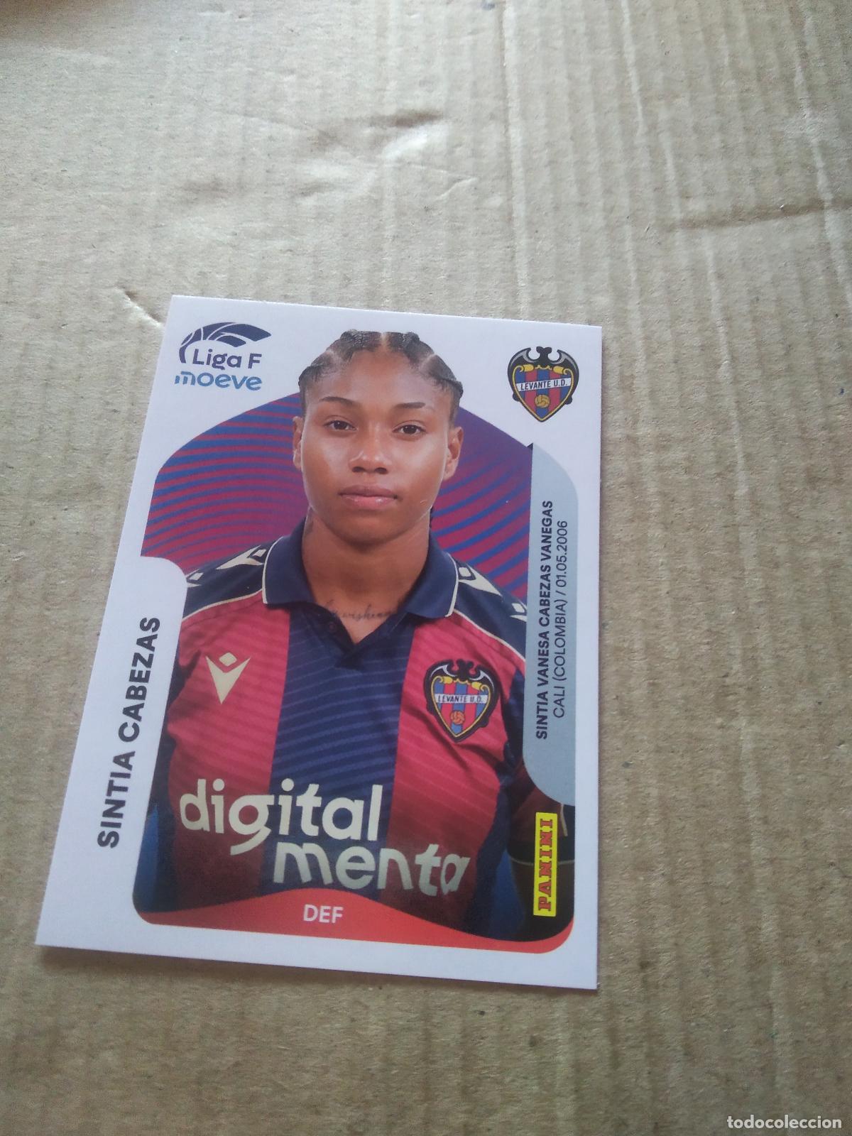 Cromos de f&uacute;tbol: 227 sintia cabezas LEVANTE CROMO FUTBOL PANINI LIGA FEMENINA 2025-2026 LIGA F 25-26