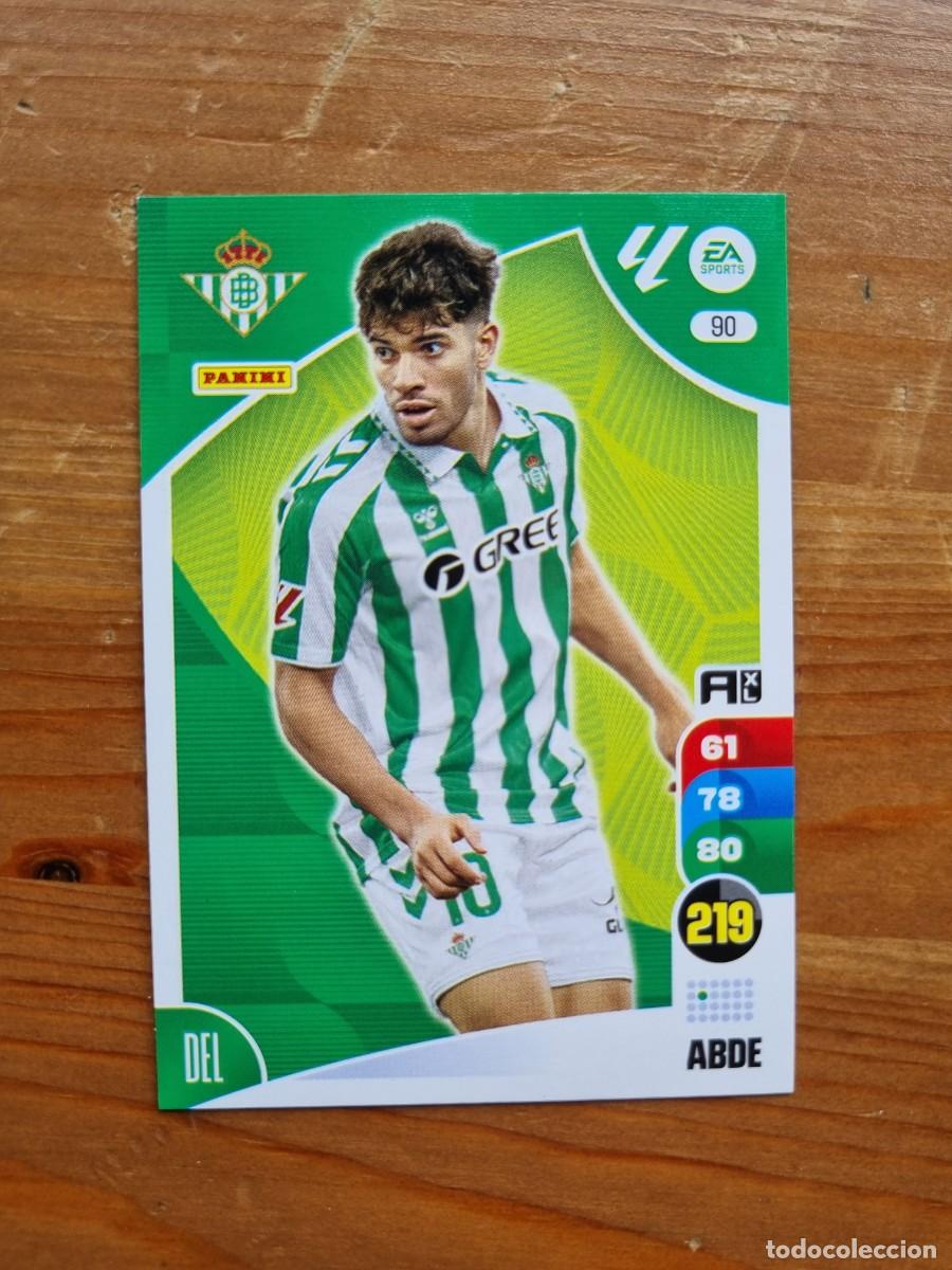 Cromos de f&uacute;tbol: 90 ABDE (Real Betis). Liga 2024 2025 24 25 Adrenalyn XL (Panini)