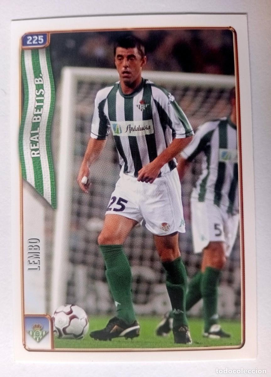Cromos de f&uacute;tbol: CROMO FUTBOL BETIS MUNDI CROMO 2004-2005: LEMBO