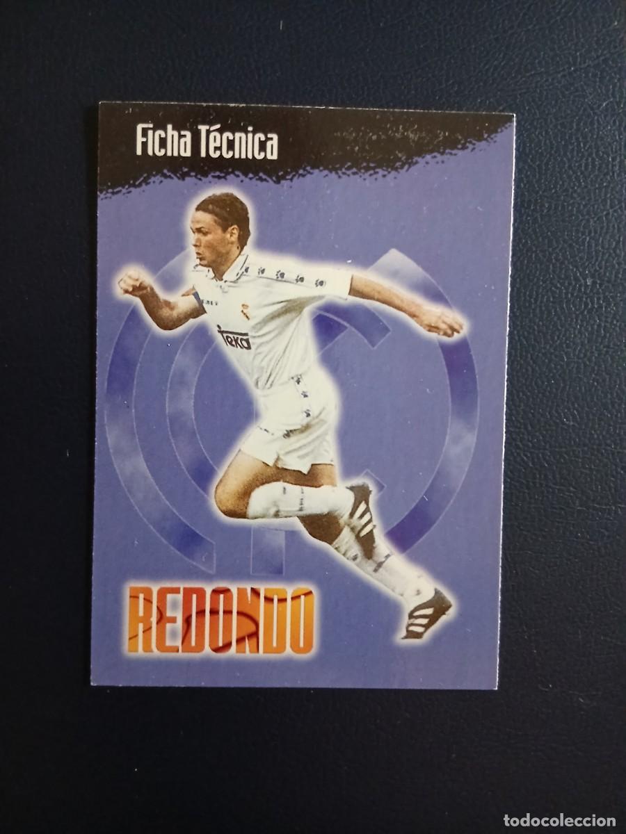 Cromos de f&uacute;tbol: 19 FICHA TECNICA FERNANDO REDONDO REAL MADRID PANINI 1996 1997 LIGA 96 97