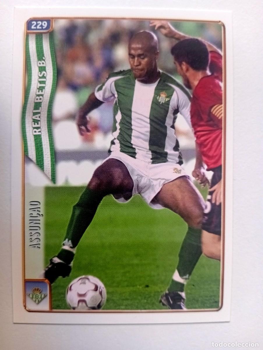 Cromos de f&uacute;tbol: CROMO FUTBOL BETIS MUNDI CROMO 2004-2005: ASSUN&Ccedil;AO