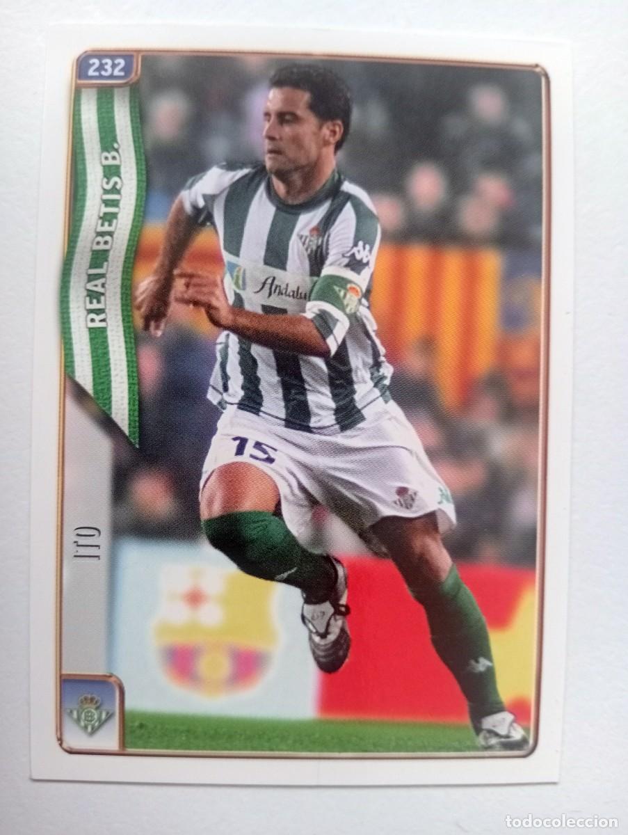 Cromos de f&uacute;tbol: CROMO FUTBOL BETIS MUNDI CROMO 2004-2005: ITO