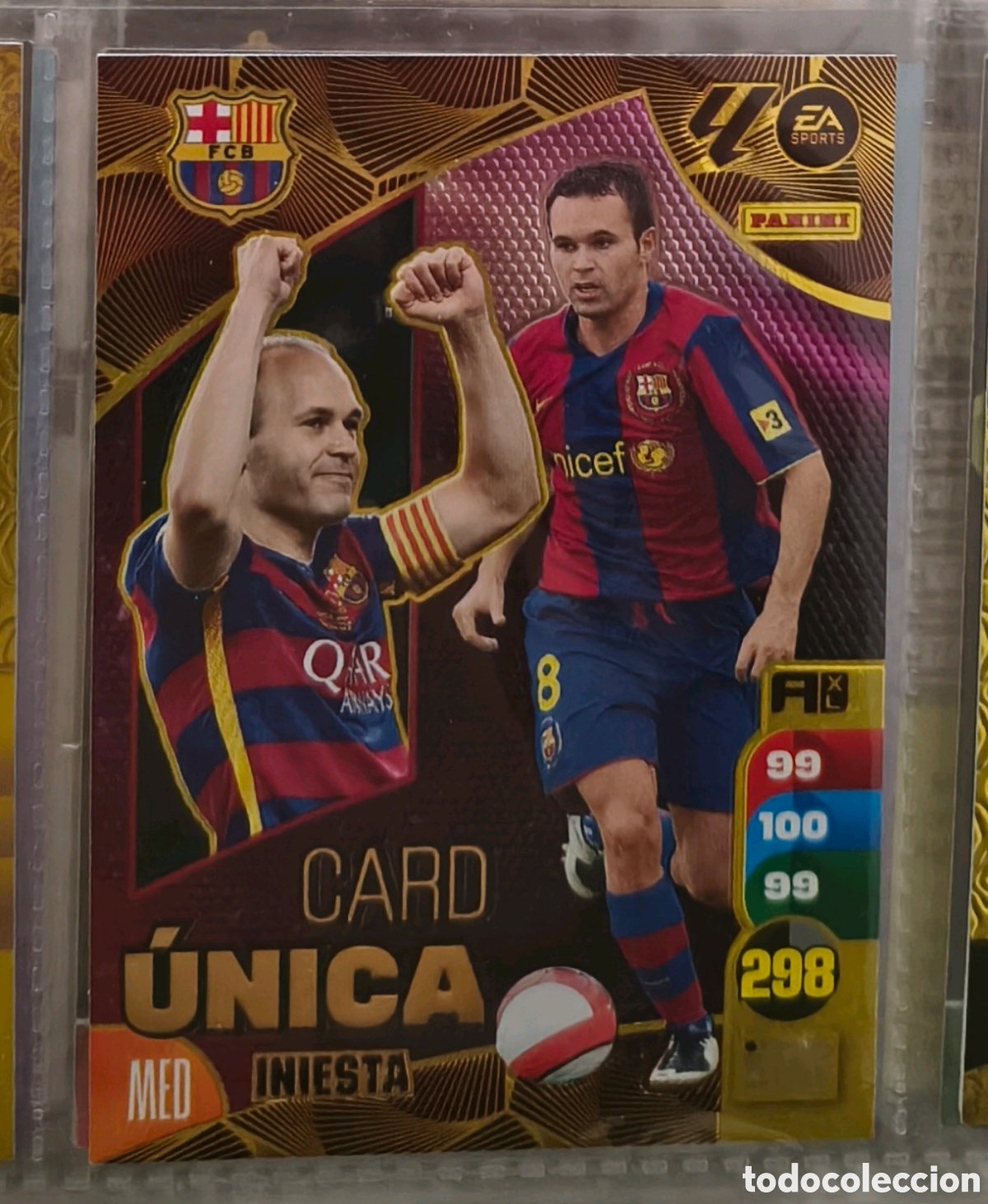 Cromos de f&uacute;tbol: ADRENALYN XL 2024 2025 / 24 25 CARD UNICA - INIESTA