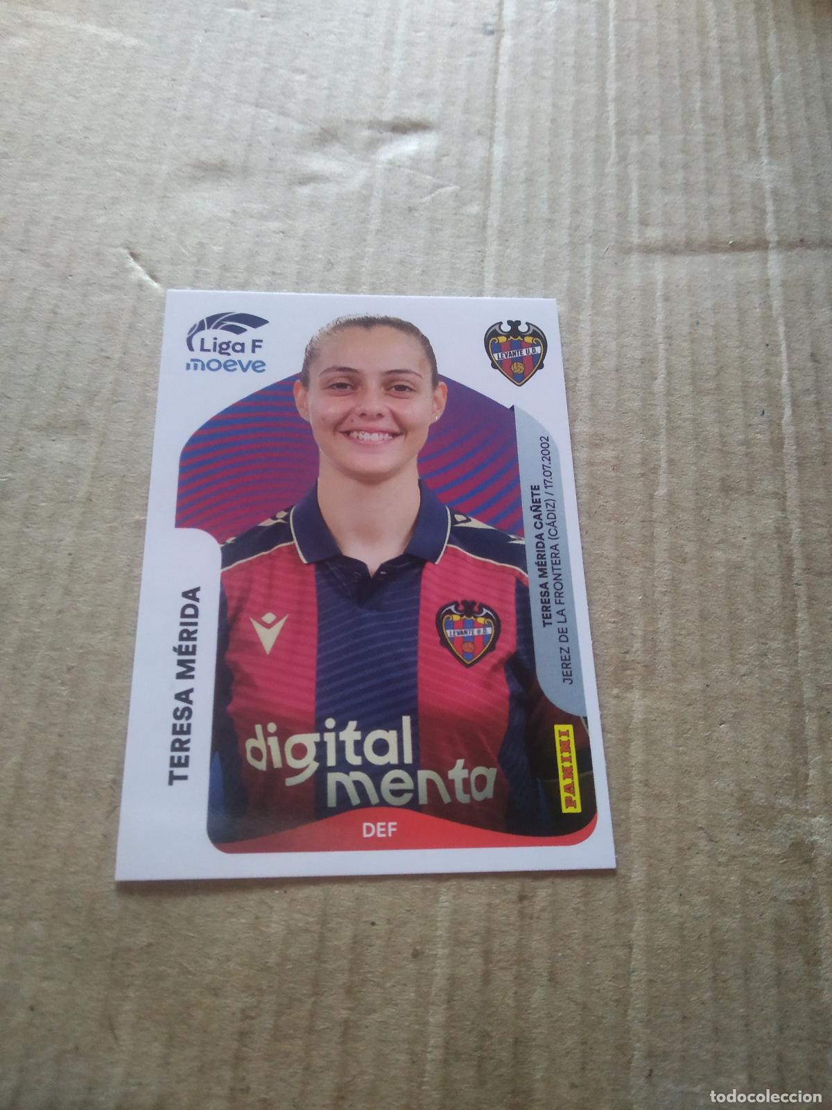 Cromos de f&uacute;tbol: 230 TERESA MERIDA LEVANTE CROMO FUTBOL PANINI LIGA FEMENINA 2025-2026 LIGA F 25-26